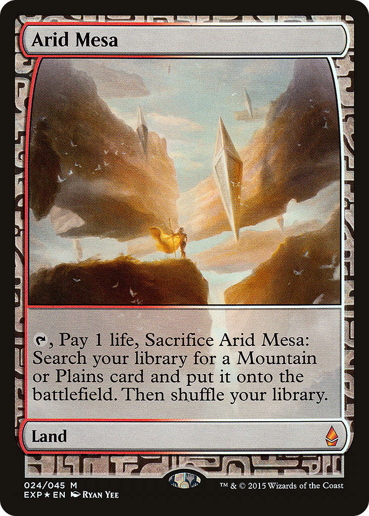 Image of Arid Mesa (EXP-024) - Zendikar Expeditions Foil