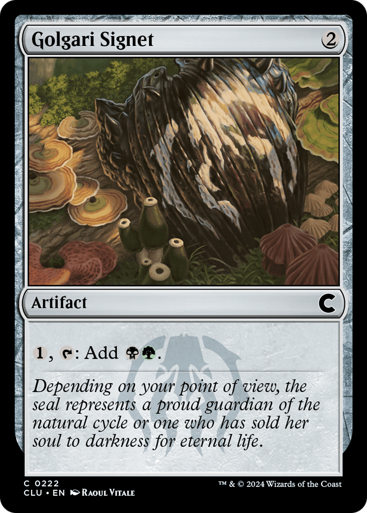 Image of Golgari Signet (CLU-222) - Ravnica: Clue Edition