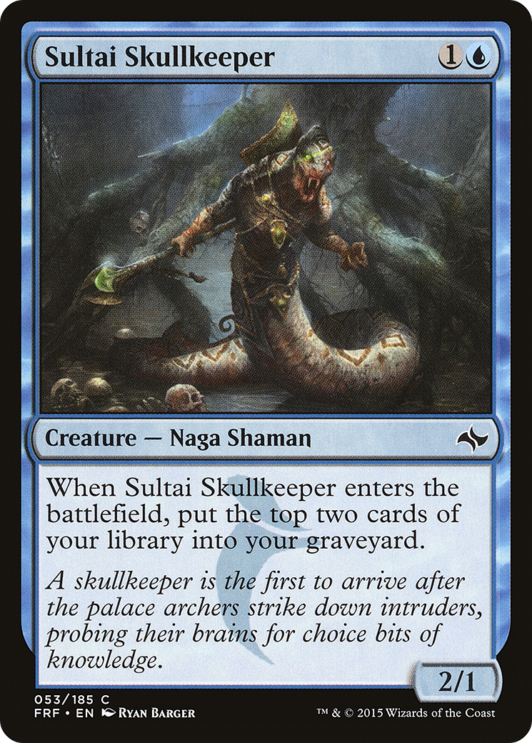 Image of Sultai Skullkeeper (FRF-053) - Fate Reforged Foil