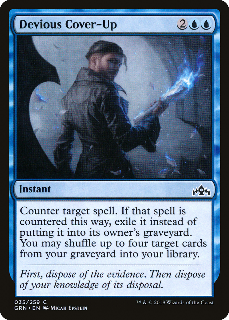 Image of Devious Cover-Up (GRN-035) - Guilds of Ravnica Foil
