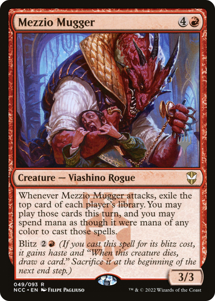 Image of Mezzio Mugger (PPSNC-049) - New Capenna Commander Promos Foil