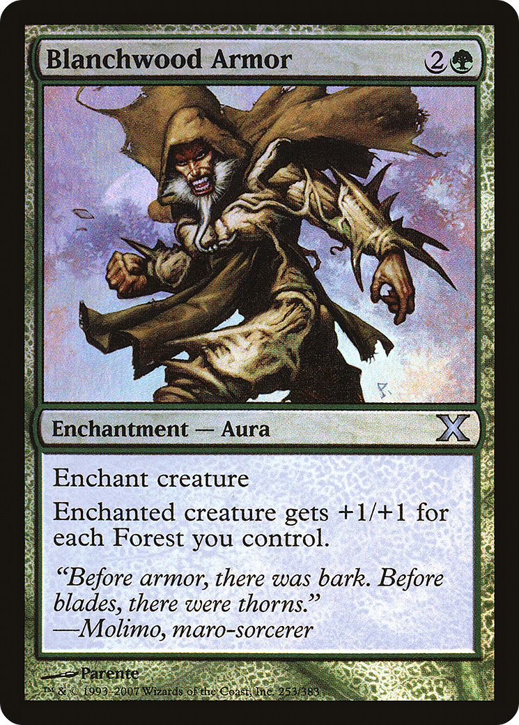 Image of Blanchwood Armor (10E-253★) - Tenth Edition Foil