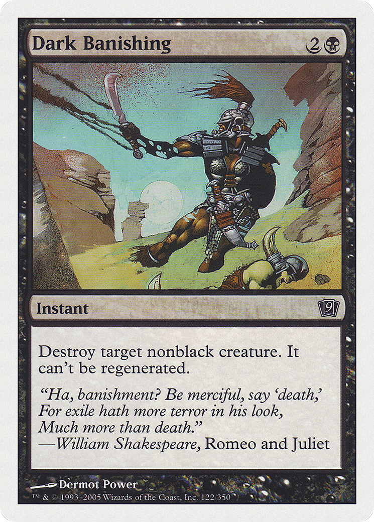 Image of Dark Banishing (9ED-122★) - 9th Edition Foil