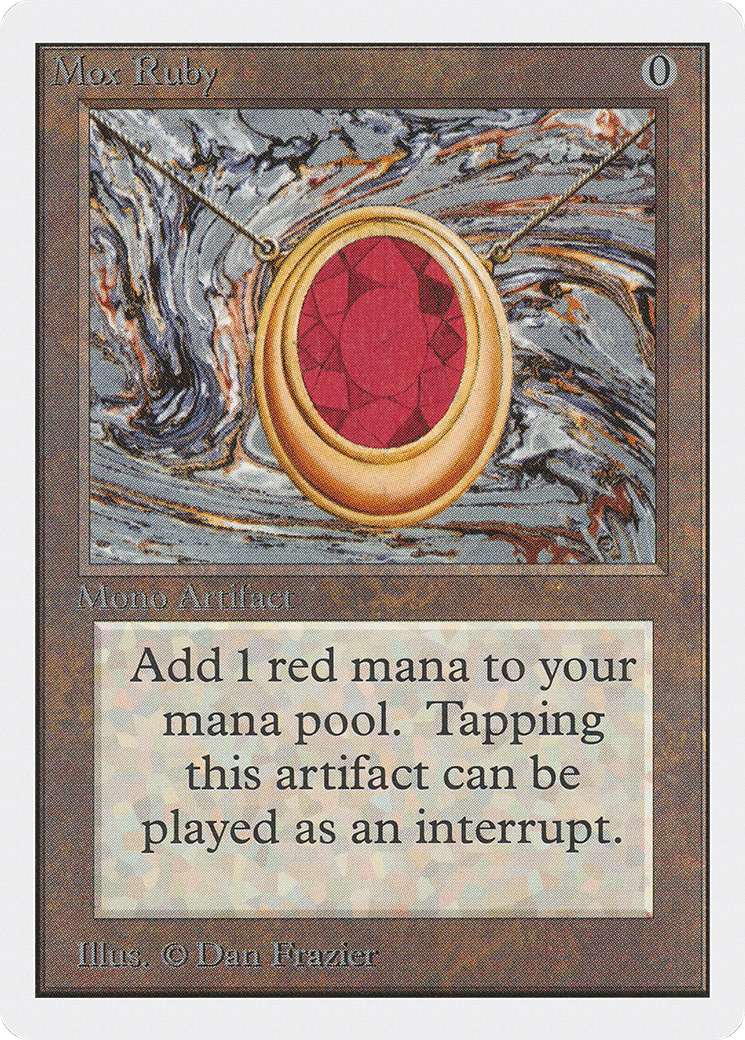 Image of Mox Ruby (2ED-) - Unlimited Edition
