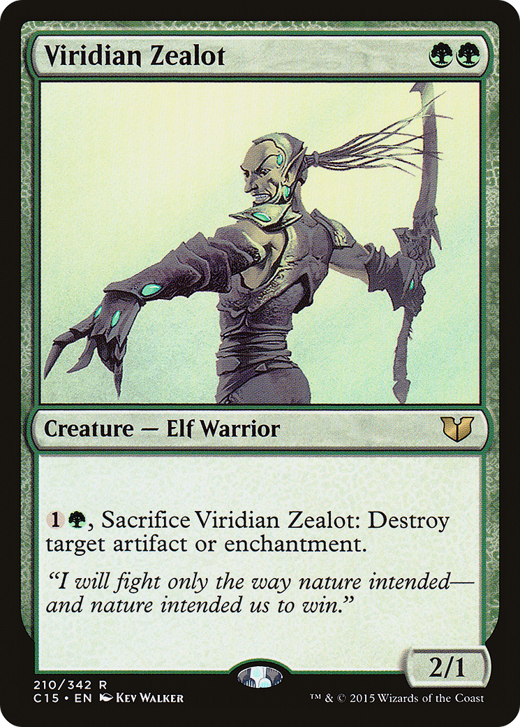 Image of Viridian Zealot (C15-210) - Commander 2015