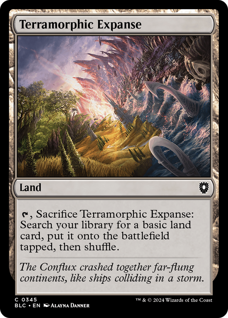 Image of Terramorphic Expanse (BLC-345) - Bloomburrow Commander