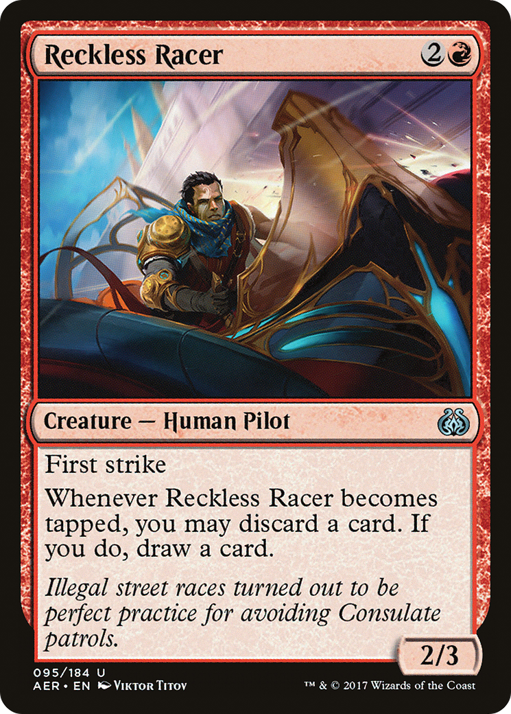 Image of Reckless Racer (AER-095) - Aether Revolt Foil