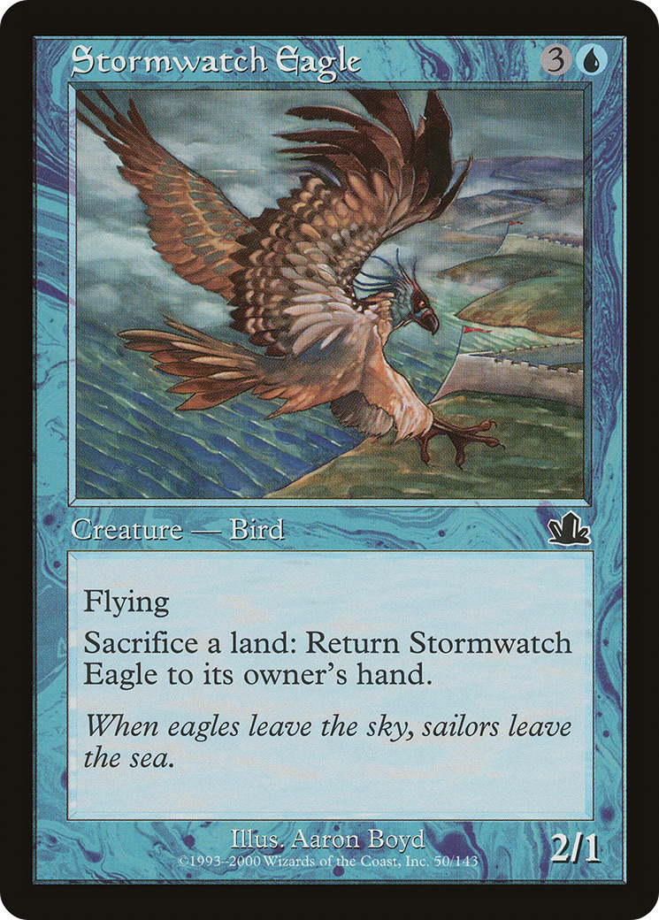 Image of Stormwatch Eagle (PCY-050) - Prophecy Foil