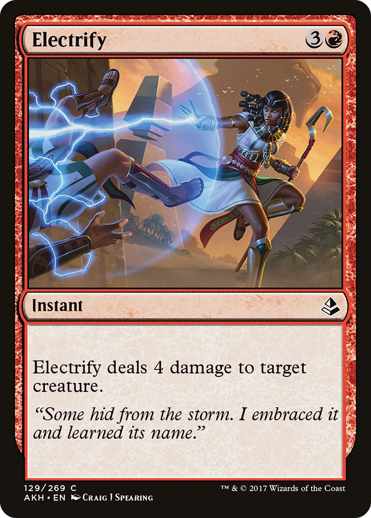 Image of Electrify (AKH-129) - Amonkhet