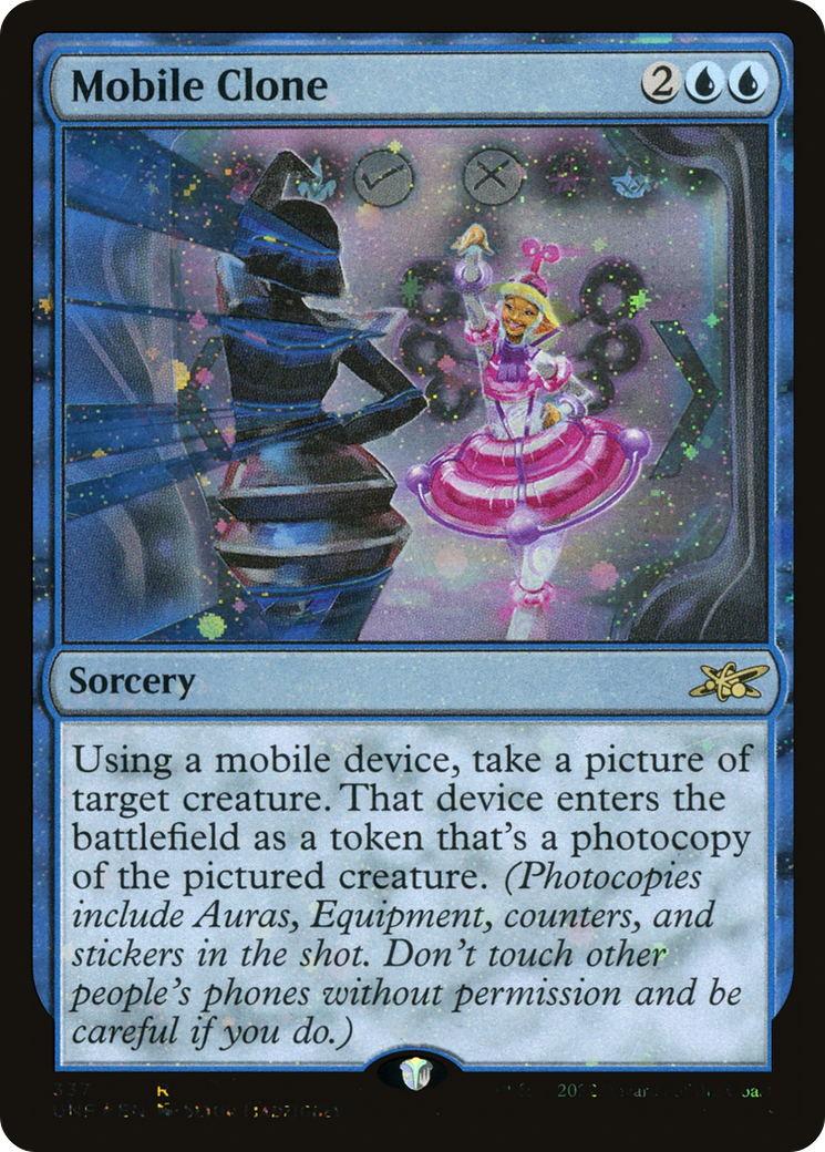 Image of Mobile Clone (Galaxy Foil) (UNF-337) - Unfinity Foil