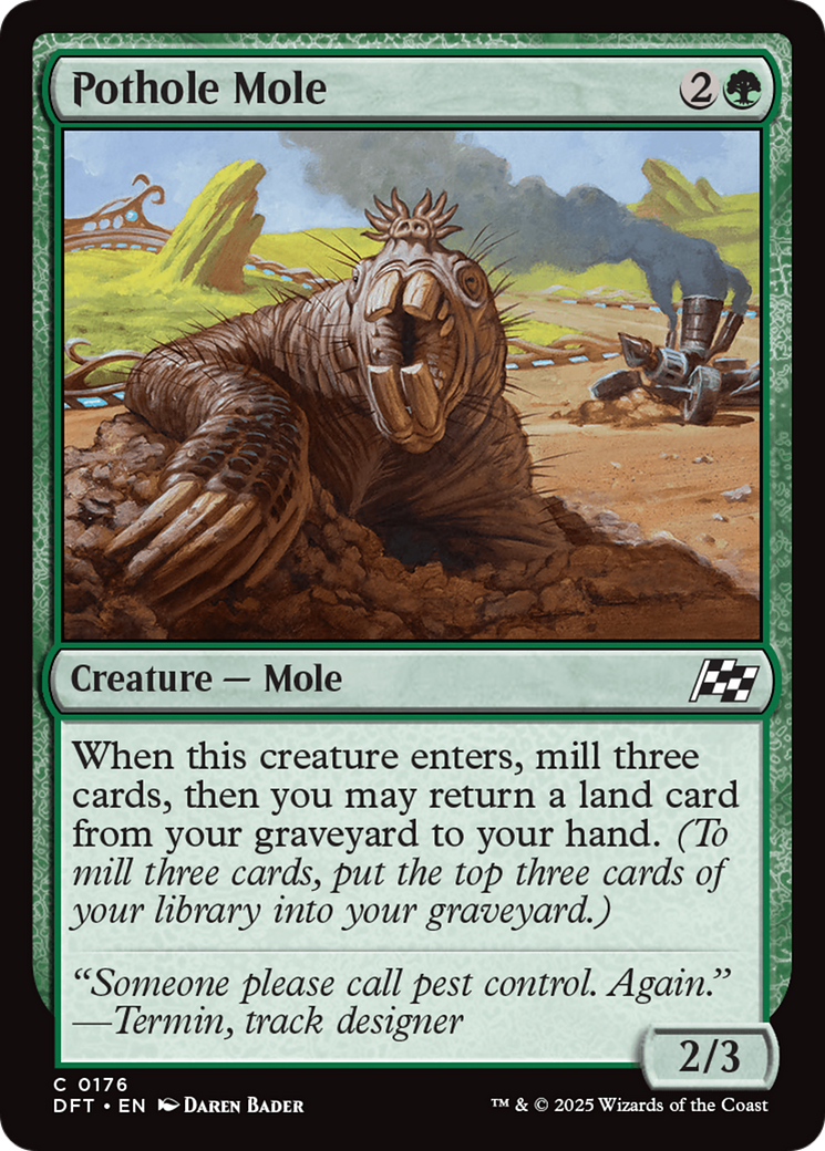Image of Pothole Mole (DFT-176) - Aetherdrift
