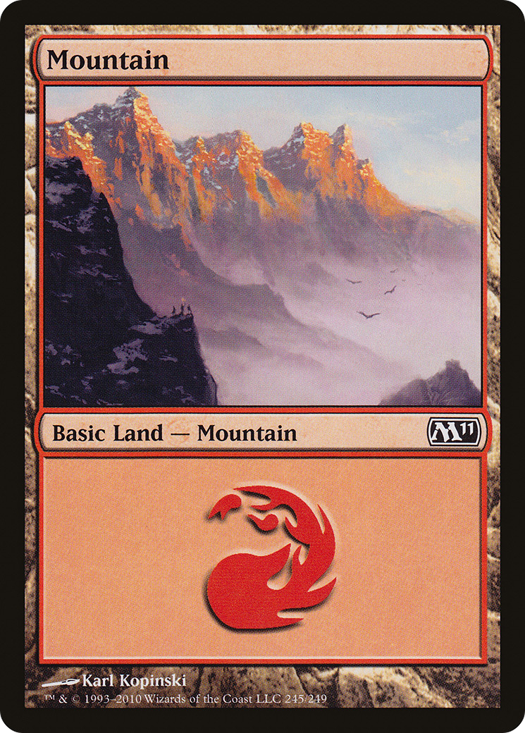 Image of Mountain (245) (M11-245) - Magic 2011