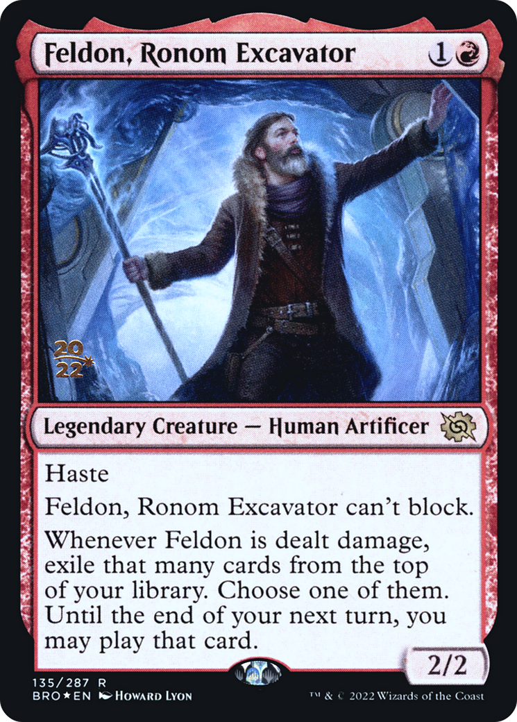 Image of Feldon, Ronom Excavator (PRE-135) - The Brothers' War Promos Foil