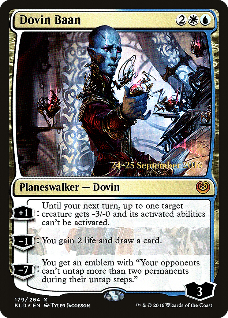 Image of Dovin Baan (PRE-179) - Kaladesh Promos Foil
