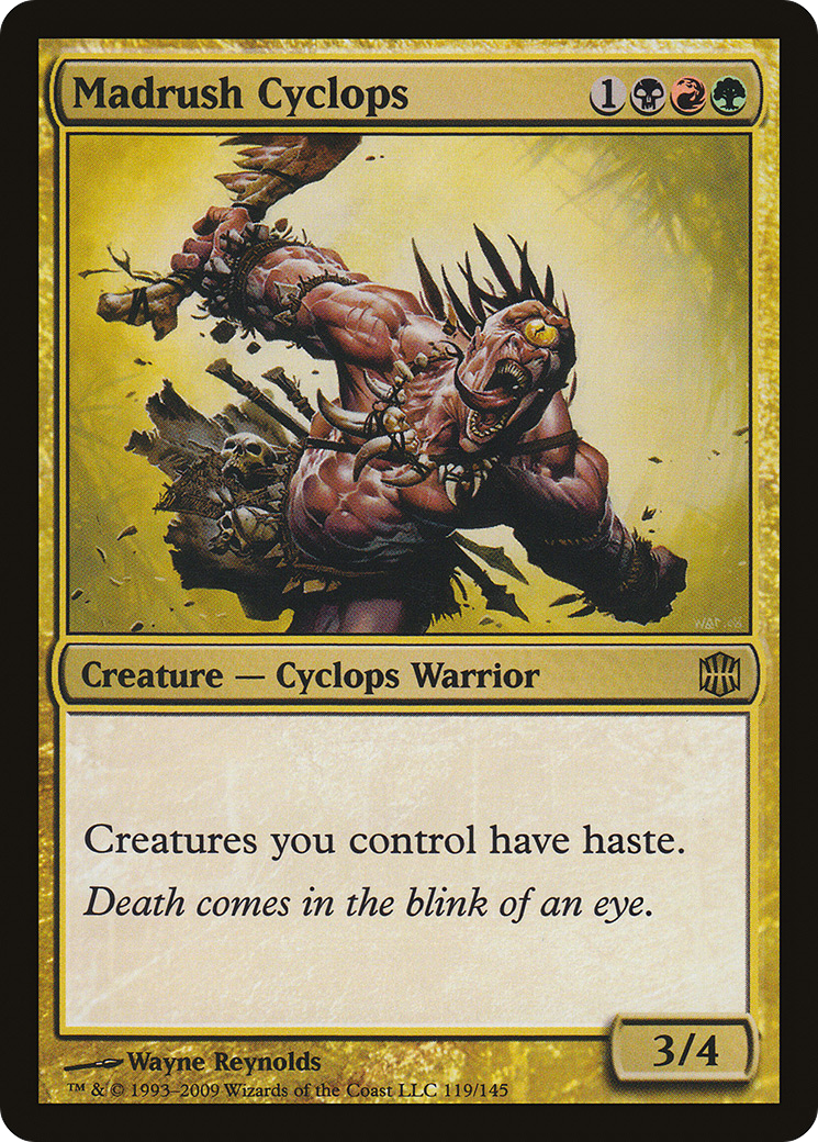 Image of Madrush Cyclops (ARB-119) - Alara Reborn