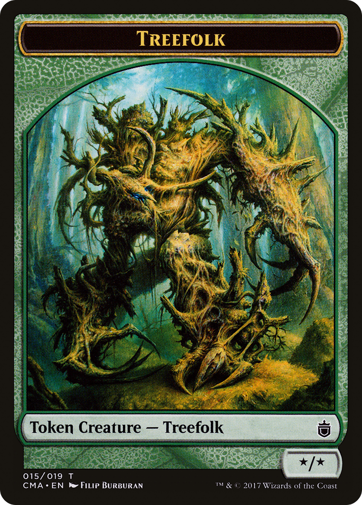Image of Treefolk Token (015) (CMA-015) - Commander Anthology Tokens