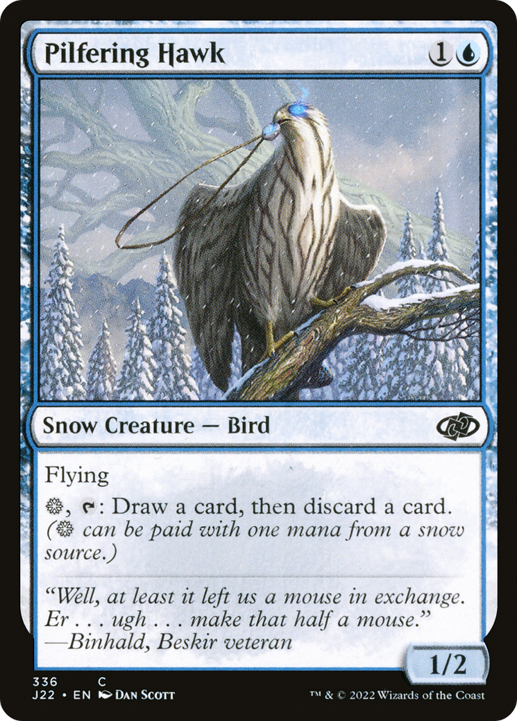 Image of Pilfering Hawk (J22-336) - Jumpstart 2022: (snow)