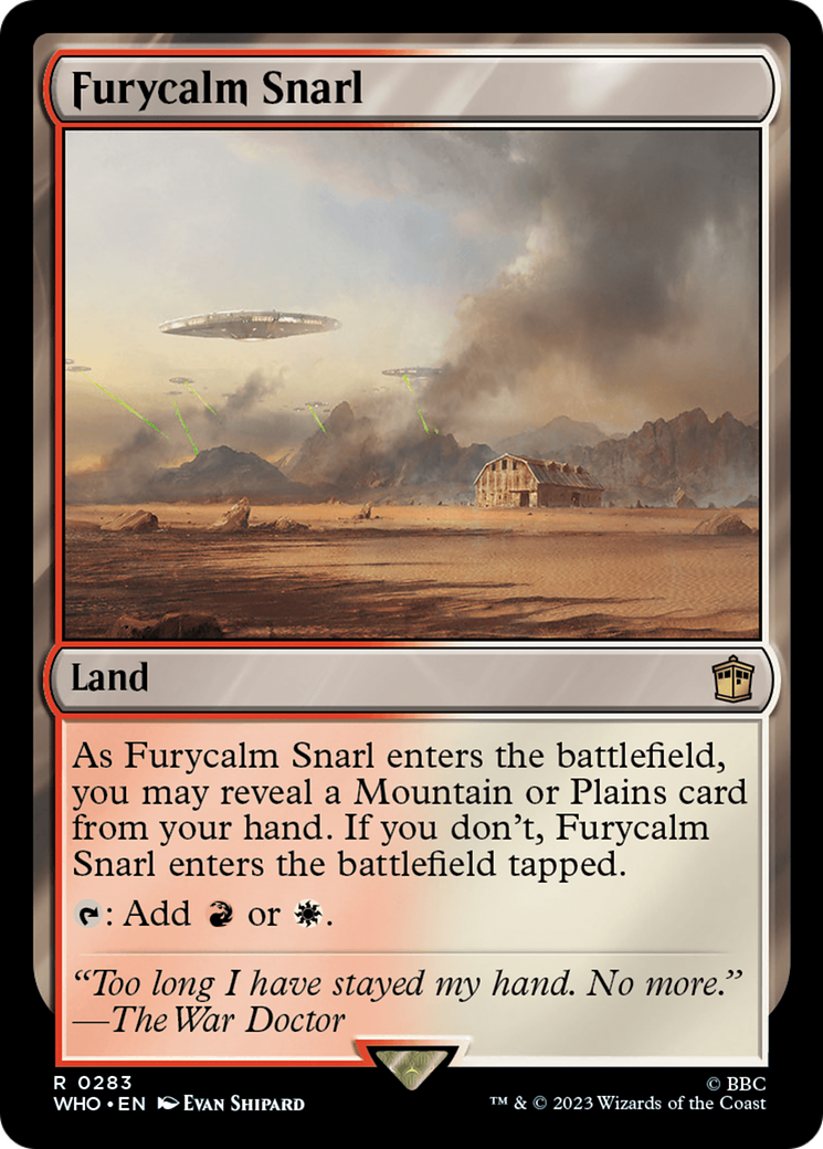 Image of Furycalm Snarl (WHO-283) - Doctor Who Foil