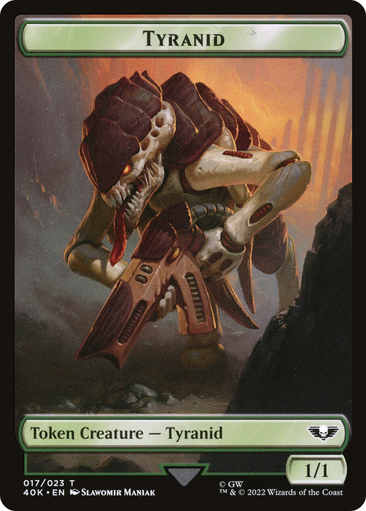 Image of Tyranid (T40K-017) - Warhammer 40,000 Tokens