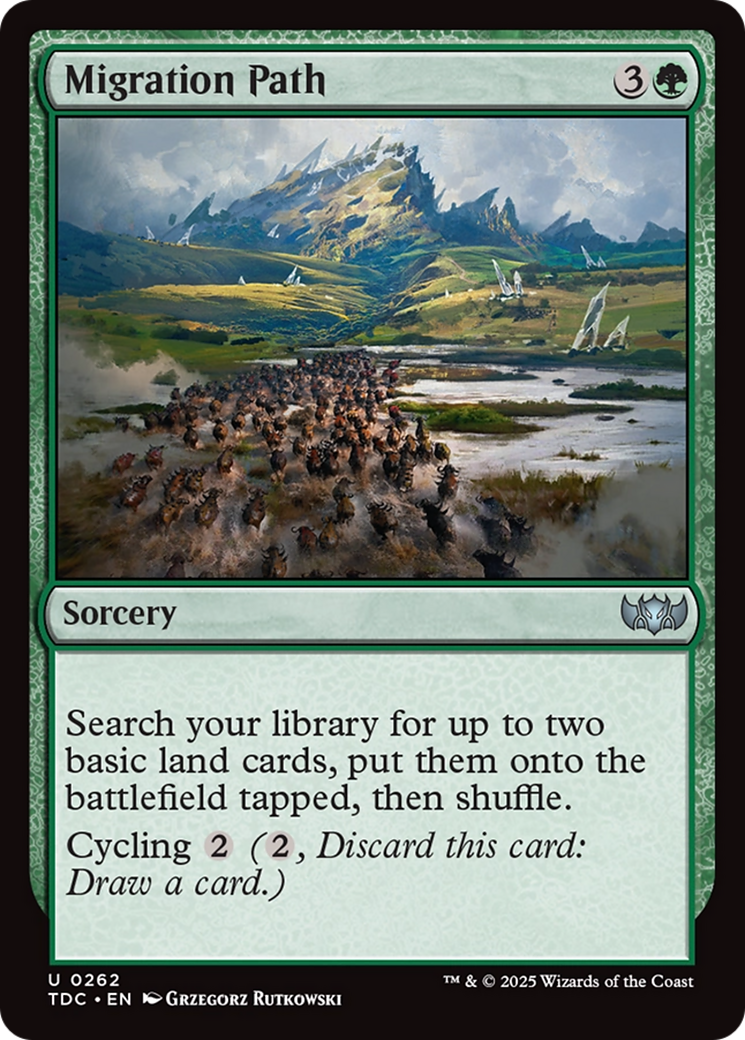 Image of Migration Path (TDC-262) - Commander: Tarkir: Dragonstorm
