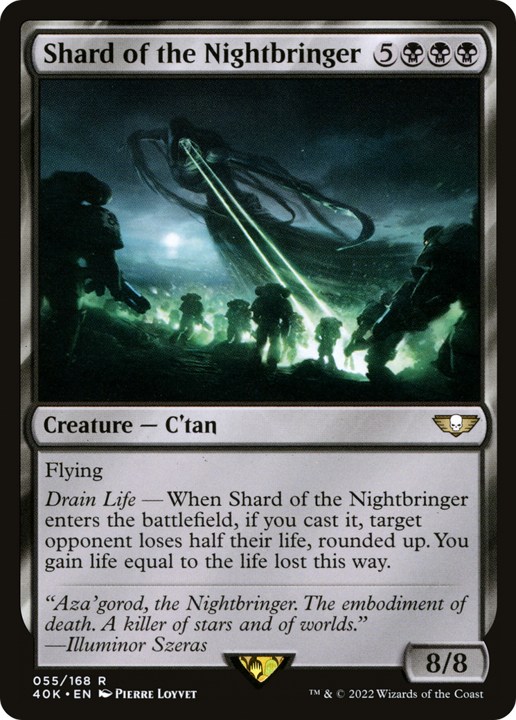 Image of Shard of the Nightbringer (40K-055) - Warhammer 40,000 Commander