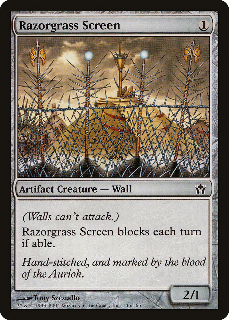 Image of Razorgrass Screen (5DN-145) - Fifth Dawn Foil