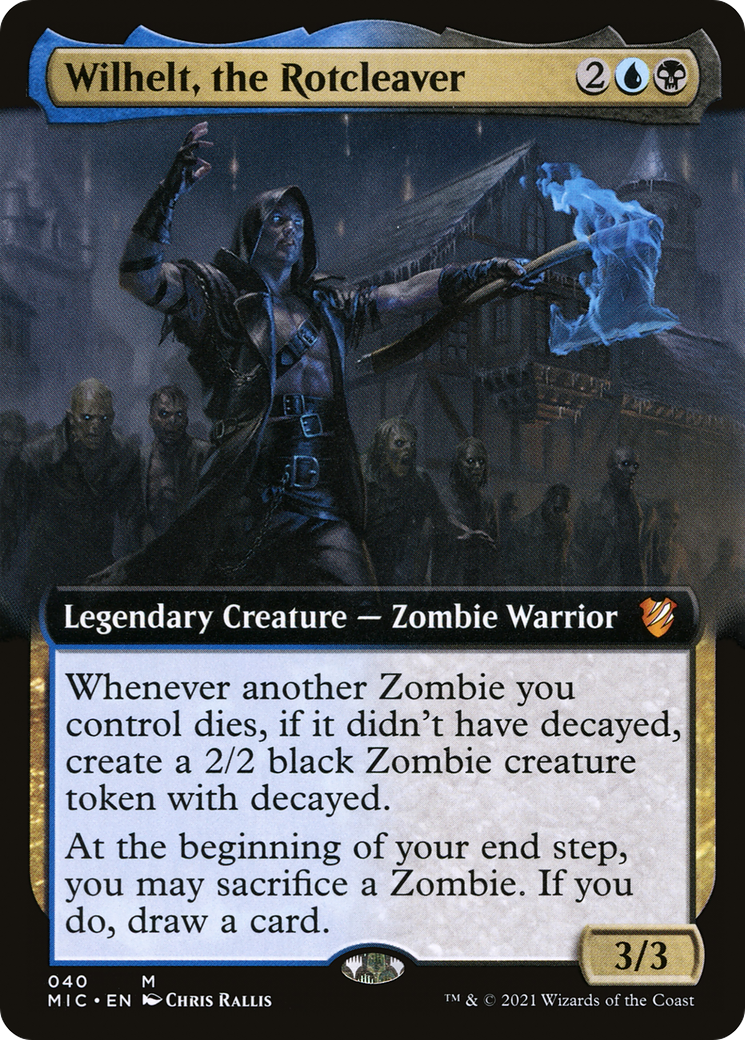 Image of Wilhelt, the Rotcleaver (Extended Art) (MIC-040) - Midnight Hunt Commander: (Extended Art)