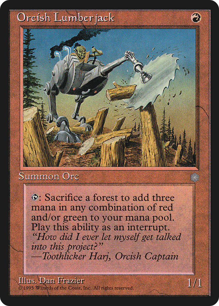 Image of Orcish Lumberjack (ICE-) - Ice Age