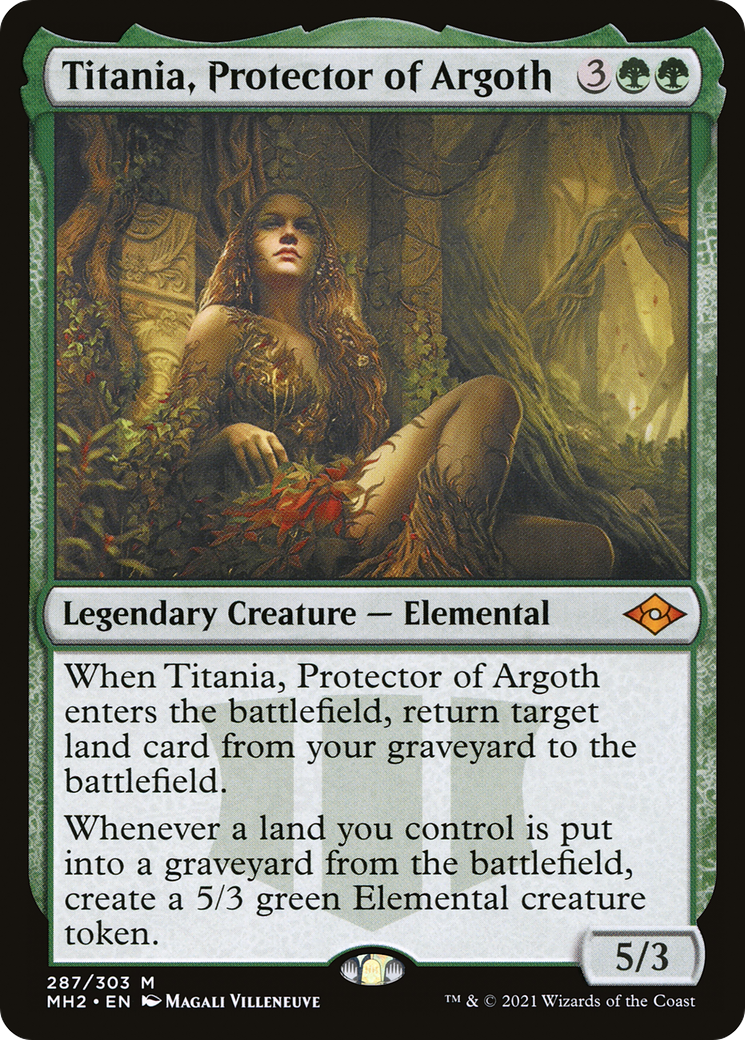 Image of Titania, Protector of Argoth (MH2-287) - Modern Horizons 2 Foil