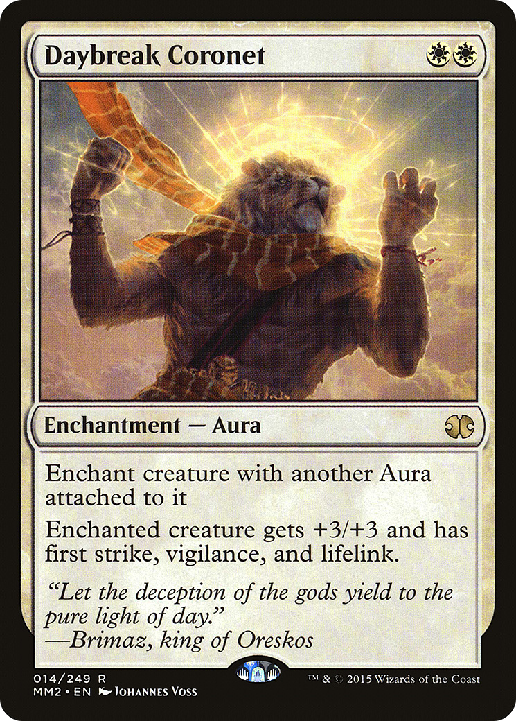 Image of Daybreak Coronet (MM2-014) - Modern Masters 2015