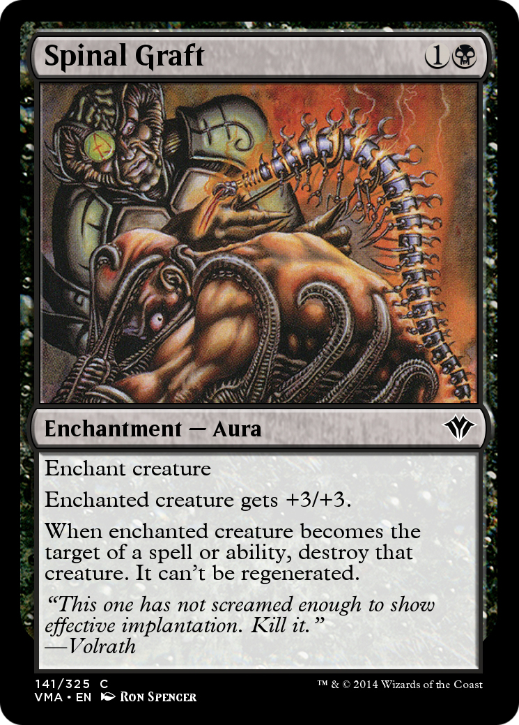 Image of Spinal Graft (VMA-141) - Vintage Masters Foil