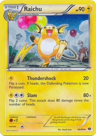 Image of Raichu 040/99  - Holofoil Blister Exclusives - Promo