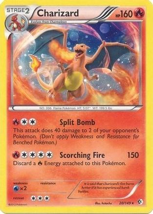 Image of Charizard 020/149  - Holofoil Blister Exclusives - Promo