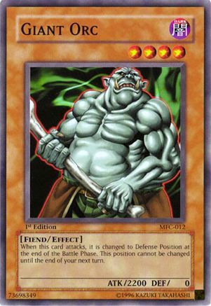 Image of Giant Orc (MFC-012) - Magician's Force 1st Edition