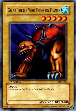 Image of Giant Turtle Who Feeds on Flames (MRL-022) - Magic Ruler 1st Edition