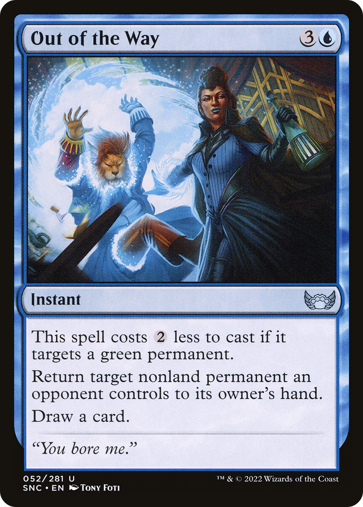 Image of Out of the Way (SNC-052) - Streets of New Capenna Foil
