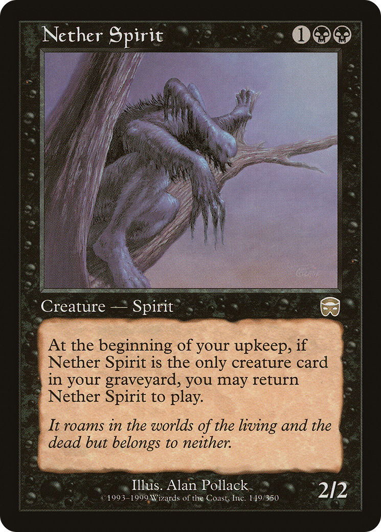 Image of Nether Spirit (MMQ-149) - Mercadian Masques