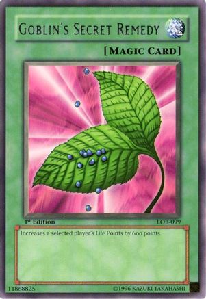 Image of Goblin's Secret Remedy (LOB-099) - The Legend of Blue Eyes White Dragon 1st Edition