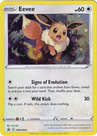 Image of Eevee SWSH042  - Holofoil SWSH Sword & Shield Promo Cards - Promo