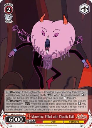 Image of Marceline: Filled with Chaotic Evil (AT/WX02-053 U) - Adventure Time