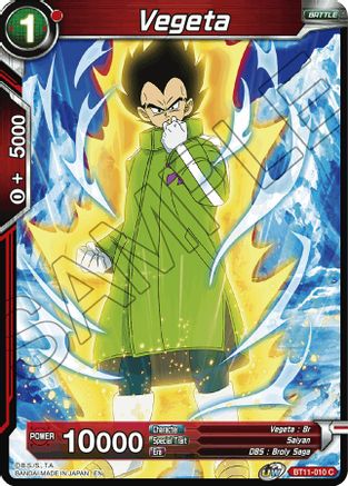 Image of Vegeta (BT11-010) - Vermilion Bloodline