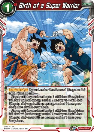Image of Birth of a Super Warrior (BT11-029) - Vermilion Bloodline