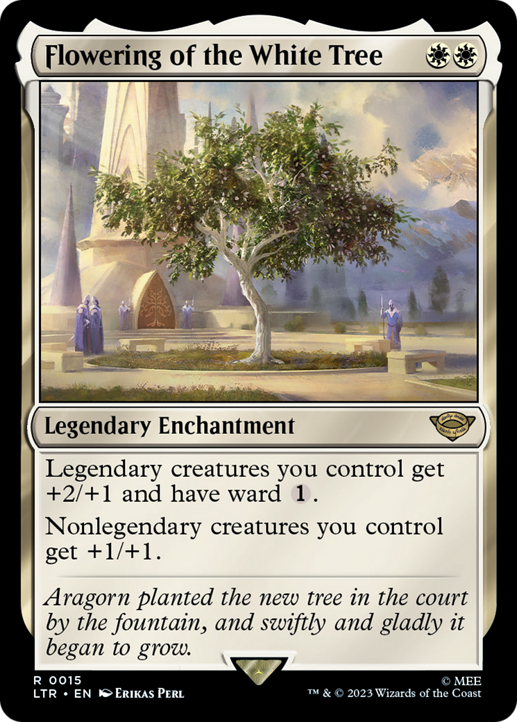 Image of Flowering of the White Tree (LTR-015) - The Lord of the Rings: Tales of Middle-earth Foil