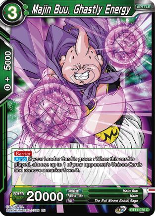 Image of Majin Buu, Ghastly Energy (BT11-070) - Vermilion Bloodline