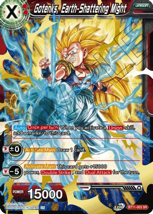 Image of Gotenks, Earth-Shattering Might (BT11-003) - Vermilion Bloodline