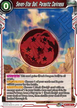 Image of Seven-Star Ball, Parasitic Darkness (BT11-027) - Vermilion Bloodline