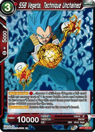 Image of SSB Vegeta, Technique Unchained (BT11-009) - Vermilion Bloodline Foil