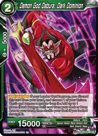 Image of Demon God Dabura, Dark Dominion (BT11-085) - Vermilion Bloodline
