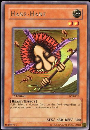 Image of Hane-Hane (LOB-110) - The Legend of Blue Eyes White Dragon 1st Edition