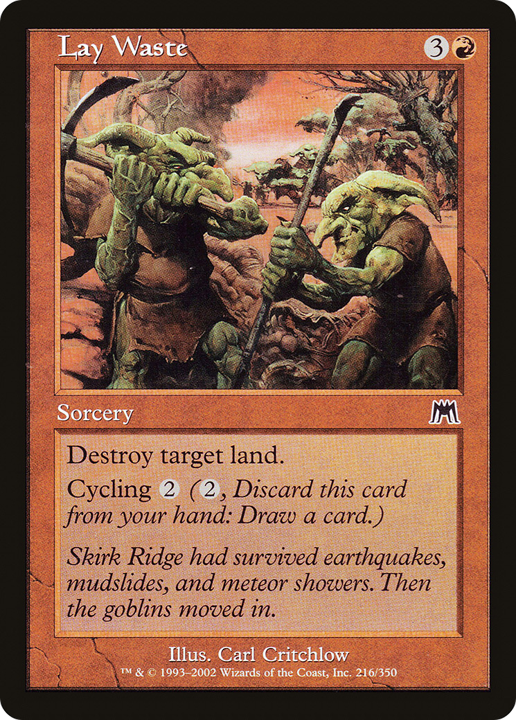 Image of Lay Waste (ONS-216) - Onslaught Foil